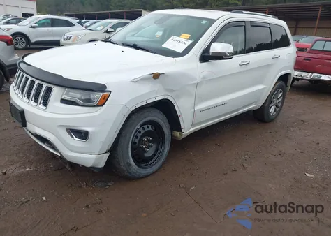 2014 Jeep Grand Cherokee Overland z USA, uszkodzony, nr VIN 1C4RJFCG8EC331303